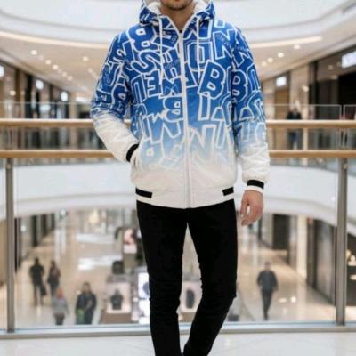 کاپشن مموری مردانه چاپی وارداتی 9225