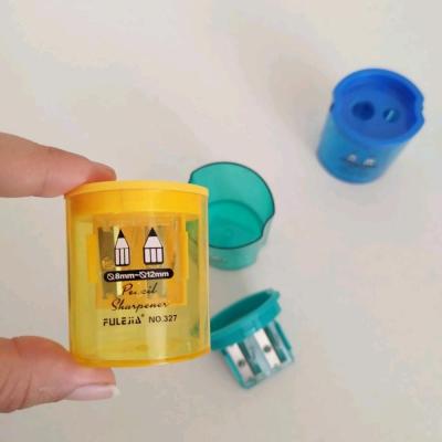 مداد تراش سطلی دو سوراخه اعلا(مناسب برای جوایز)