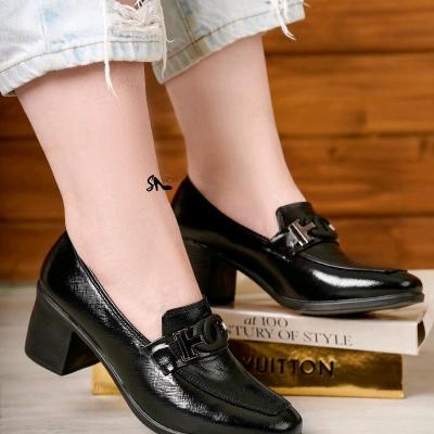 کفش طبی پاشنه دار کد 1636