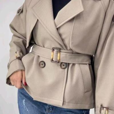 بارانی آستر دار کمربندی پارچه کجراه پرادا درجه یک