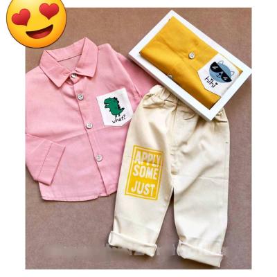 ست بلوز شلوار کتان پیراهن پسرانه با شلوار جنس دوتیکه کتان وارداتی