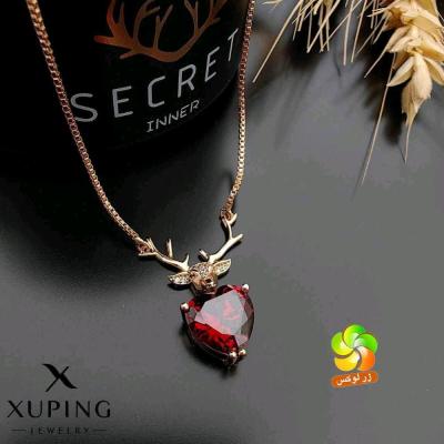 گردنبند مارک شوپینگ مدل قلب و گوزن