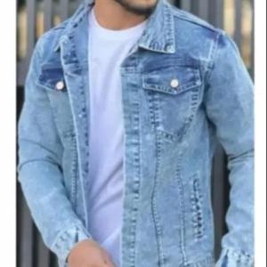 کت جین مردانه آبی روشن ارسال رایگان