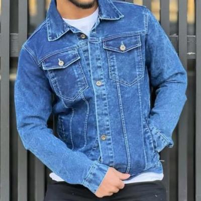 کت مردانه جین اصل گرم بالا بسیار با کیفیت آبی تیره ارسال رایگان