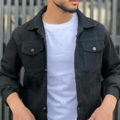 کت جین مشکی مردانه لی اصلی گرم بالا