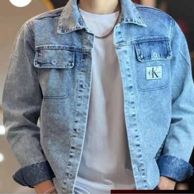 کت جین مردانه آبی روشن گرم بالا ارسال رایگان