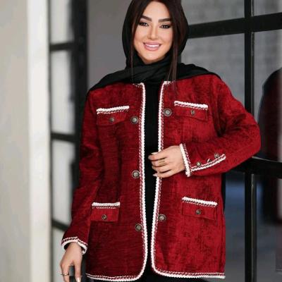 مانتو مجلسی مدل کت مخمل هیوا