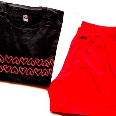 تیشرت وشورتک قلب