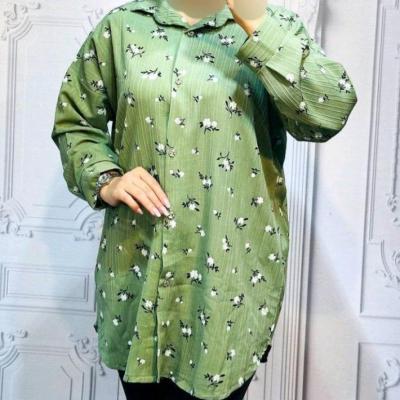 مانتو پیراهنی گل گچی