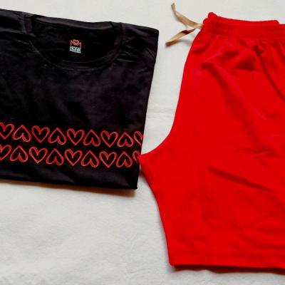 تیشرت وشلوارک قلب