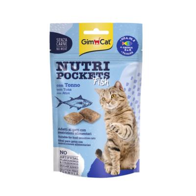 تشویقی گربه جیم کت مدل نوتری پاکت تن ماهی وزن 60 گرم