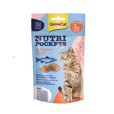 تشویقی گربه جیم کت مدل ماهی و سالمون وزن 60 گرم