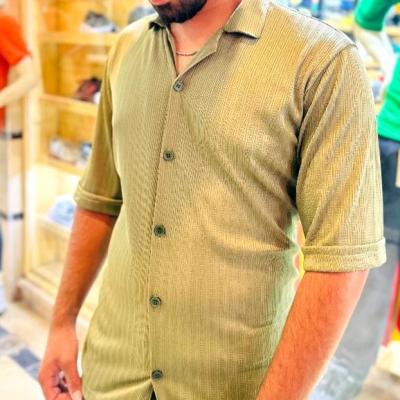 پیراهن مردانه آستین کوتاه نخی