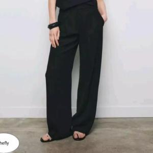 شلوار لینن شاین کمر کش بگ