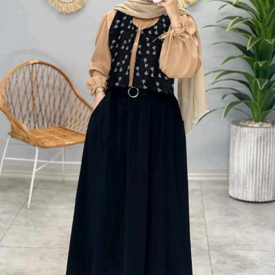 ست سه تیکه دامن شومیز جلیقه سوشون