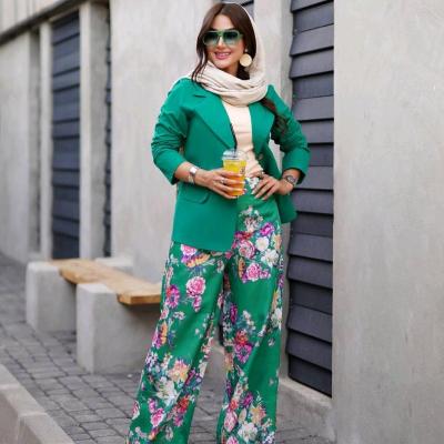 مانتو شلوار زنانه لنین مدل کت و شلوار