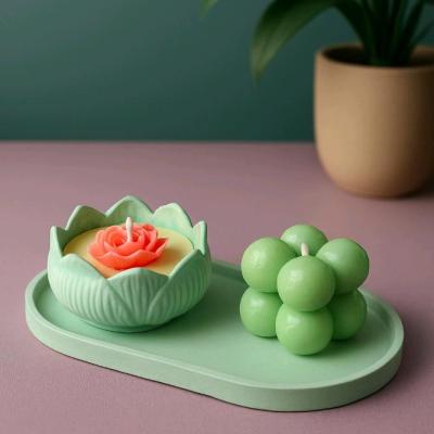 ست دکوری شمع سبز