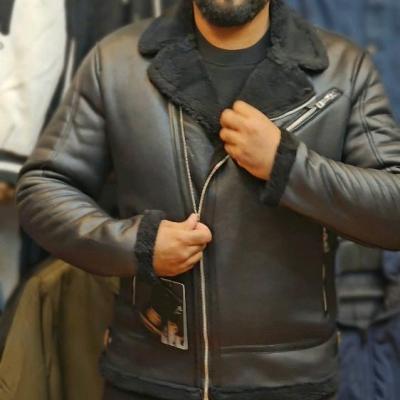 کاپشن چرم وارداتی اورجینال بوفالو