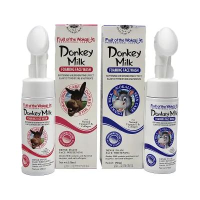 فوم شستشو صورت روشن کننده براش دار شیر الاغ 120 میل