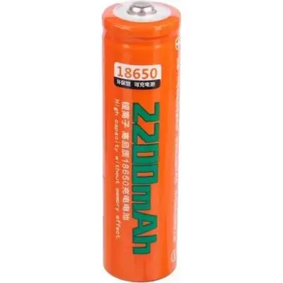 باتری لیتیومی اسمال سان 18650 ظرفیت 2200 میلی‌آمپر