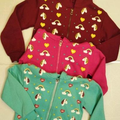 سویشرت یا هودی جلو زیپ دخترانه