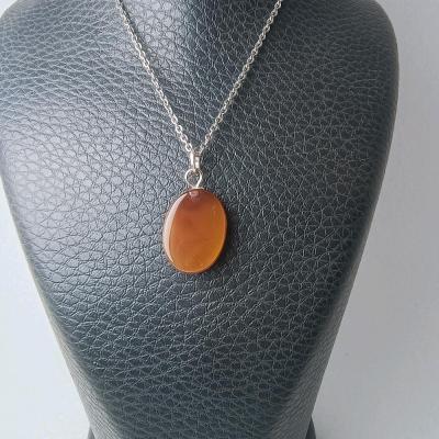 گردنبند عقیق سرخ زنانه ه1810