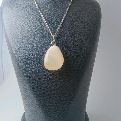 گردنبند عقیق تامبلر شده ر450