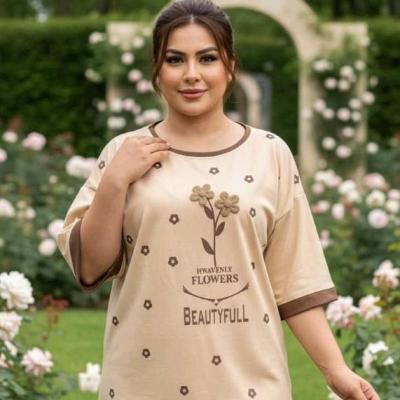 ست تیشرت شلوار گل برجسته 165