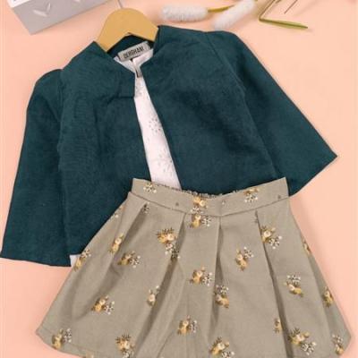 ست کامل کت ودامن وتاپ