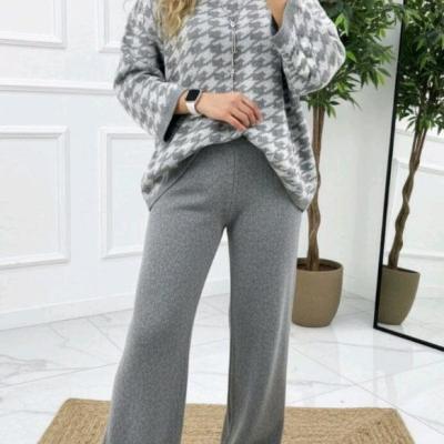 ست بلوز شلوار بافت نیلوفر پیچازی