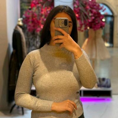 بلوز بافت طوسی دخترانه زنانه خارجی