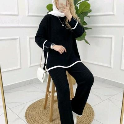 ست بافت کلاسیک(آستین دکمه)