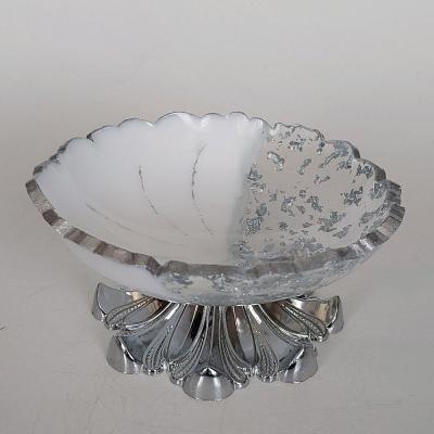 ظرف آجیل و تنقلات نقره ای