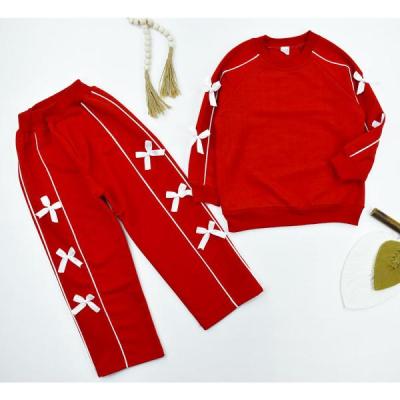 بلوز شلوار دخترانه یلدایی پاپیونی کد 10902