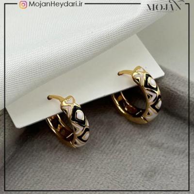 گوشواره های مینا کاری ژوپینگ کد gn0024