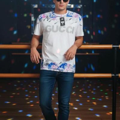 تیشرت سنگ کاری شده گوچی