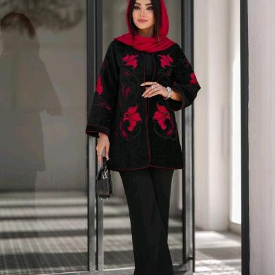 مانتو مجلسی مخمل مدل چکاوک