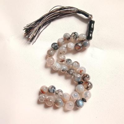 تسبیح سنگی عقیق ترکیده یا دراگون جدید57