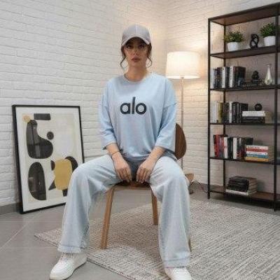 تیشرت باکسی چاپ alo کد 100140