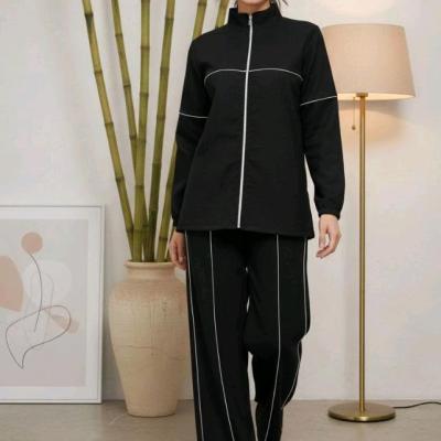 ست سوییشرت شلوار دخترونه کتان 100146