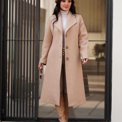 پالتو فوتر یقه آمریکایی مدل آیسان