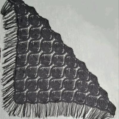 رودوشی دستبافت اشارپ دستبافت رنگ طوسی