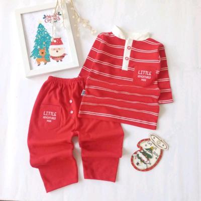 بلوز و شلوار نوزادی یلدایی پسرانه لیتل من