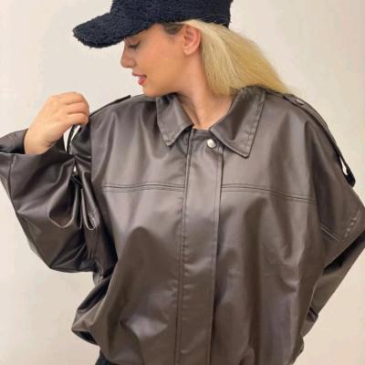 کاپشن چرم زنانه