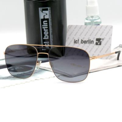 عینک آفتابی خلبانی تیتانیومی آیس برلین ic! Berlin 8915 UV400 POLARIZED