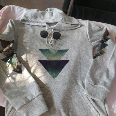 هودی مردانه رنگ طوسی برندایرانی