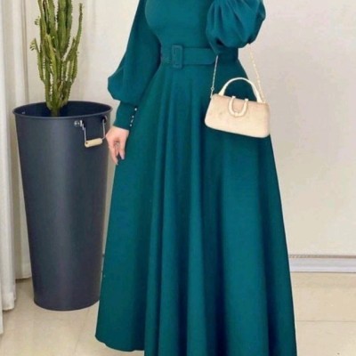 پیراهن شب زنانه کرپ مدل لباس مجلسی مزونی و پوشیده پیراهن مجلسی زنانه سایز بزرگ لباس تولد-153739