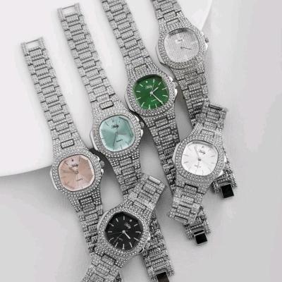 ساعت زنانه فول نگین فلورا ساعت مچی نگین دار زنانه