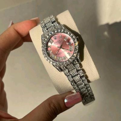 ساعت فول نگین رولکس، ساعت مچی زنانه نگین دار Rolex