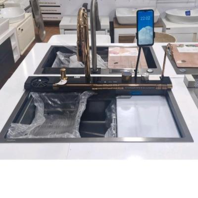 سینک هفت کلید رزگلد